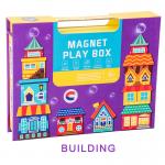 Preschool Magnetic Jigsaw Puzzle Magnet Play Box Building Blocks for sale