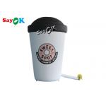 Custom 3.6m Inflatable Coffee Cup Model For Cafe Entrance Decor for sale