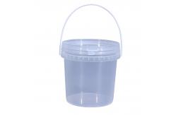 China Various Specifications White Round Plastic Bucket for Yogurt Ice Cream Promotion supplier