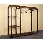Customized Design Garment Storage Rack / Industrial Clothing Rack Easy Assemble for sale