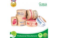 China Printable Water Active Moisture Proof Kraft Packaging Tape With Reinforce Fiberglass. supplier