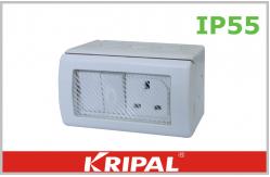 China Flat Pin 13A IP55 Weatherproof Switch Socket 250V With British Standard supplier