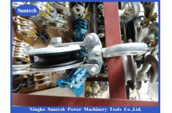 China Overhead Line Round Hoisting Point Chain Conductor Stringing Blocks supplier
