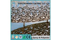 China Garden Facilities Metallic Powder Coat With White Copper Shining Metal Effect supplier