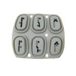 Professional Custom Manufacturing Button Button Conductive Carbon Ball Silicone Rubber Keyboard