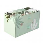 Customized Small Fresh Color Double Layer Drawer Box Tea Gift Packaging Box Printing for sale