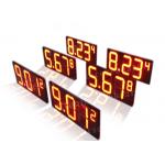 Long Lifespan Red Digital Gas Station Price Signs Led 7 Segment Display for sale