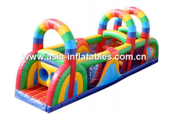 Home Use Inflatable Obstacle Course For Children Amusement