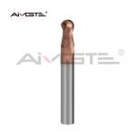6mm 8mm 10mm Carbide Ball End Mills 2 Flute High Speed End Mill For Hardened Steel Stainless Steel for sale
