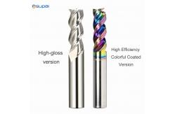 China High Hardness Square End Mill With 3 Flutes For Plastic Processing supplier