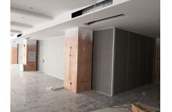 China Melamine Surface Floor To Ceiling Folding Room Partitions For Conference Room supplier