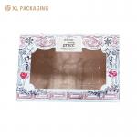 Customized Lid and Base Rigid Paper Clear PVC Window Jewelry Packaging Pendant Necklace Bangle Bracelet Ring Box for sale
