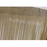 Stainless Steel 7mm Ring Mesh Chain Mail Curtain With Fringing for sale