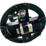 Black 30L 400W Motor AGV Drive Wheel Double Support Structure for sale