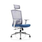 High Back Staff Task Computer Desk Chair Polyurethane Mesh Seat Office Chair for sale