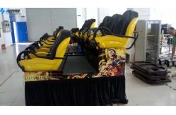 China Hydraulic System 5D Movie Theater 6 DOF With Double Layer Hardware Assembly supplier