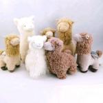 Creative design Soft fill White alpaca Stuffed toy Popular birthday gift Cute comfortable favorite Stuffed toy for sale
