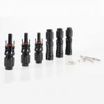 Durable Black Solar Panel Connectors For Optimal Energy Transfer for sale