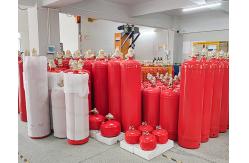 China Fm 200 Agent Empty Fire Fighting Fire Extinguisher Cylinders 40kg To 150kg supplier