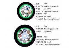 China Long - haul communication system PE sheath Fiber Cable with Steel Member supplier