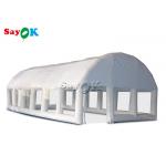 Large Inflatable Tent 0.55Mm Pvc Inflatable Air Tent Transparent Airtight Dome For Swimming Pool Cover for sale