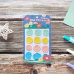OEM Seal Stamp Stickers Screen Printing Custom Enamel Stickers