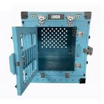Custom Medium Aluminum Folding Dog Kennel Box Collpasible 30 Inch