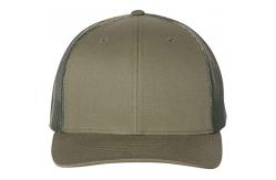 China Adults 58cm Flat Brim Snapback Hats Curved Brim Trucker Caps supplier