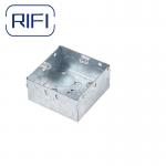 3x3 35mm Depth Electrical Back GI Metal Box GI Electric Switch Box With Galvanized Finished for sale