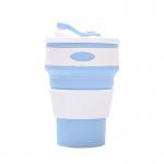 Eco Portable Silicone Reusable Folding Coffee Cup for sale