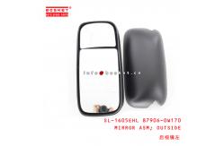 China SL-1605EHL 87906-0W170 HINO 300 Outside Mirror Assembly supplier