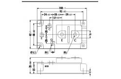 China IGBT Power Module 1MBI200NA-120 IGBT MODULE ( N series )  FUJITSU IGBT Power Module supplier