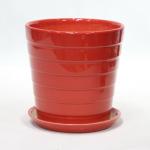 Round Lightweight Ceramic Planters With Drainage Hole
