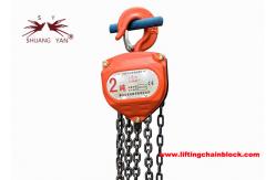 China Orange Lifting G80 Manual Chain Pulley Block Hand Tool 2000kg supplier