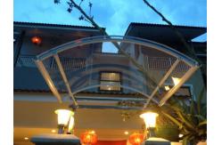 China Rainbow Polycarbonate Canopy For Window supplier