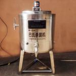 Electric Heating 300L Small Milk Pasteurizer 1.5mm Thickness for sale