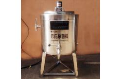China Electric Heating 300L Small Milk Pasteurizer 1.5mm Thickness supplier