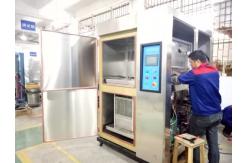 China Two Boxes High Low Temperature Air Thermal Shock Chamber , Thermal Shock Equipment supplier