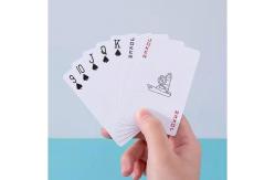 China C2S Coated Paper Printable Playing Cards 300gsm Matt Varnishing Finished supplier