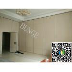 MDF + Aluminum Operable Acoustic Movable Office Partition / Wooden Folding Doors for sale