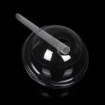 clear small food grade PP plastic round dome lid cap forming making machine for hot lunch bowl for sale