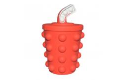China Push Bubble Squishy Stress Balls Fidget Toys , Silicone Squeeze Ball Fidget Toy supplier