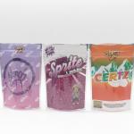 Stand Up Smell Proof ziplockk Pouches Child Proof Mylar Zipper Pouch