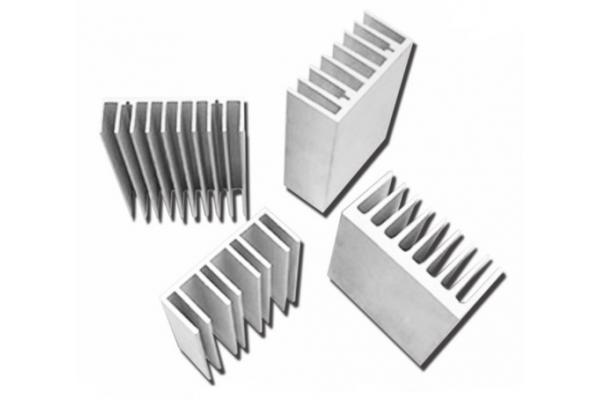 6063 6061 6005 Heatsink Extruded Aluminium Profile With CNC Machining