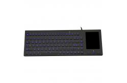 China IP68 Washable Medical Hospital Keyboard With 2-In-1 Touchpad And Number Pad supplier
