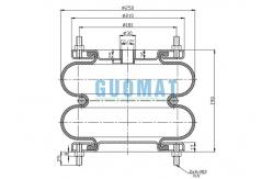 China 10''X2 Packaging Machinery Suspension Air Spring FD210-22 DS Contitech Rubber Bellows supplier