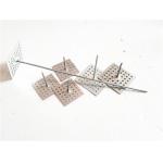 SS Perforated Base Insulation Pins , Gal Steel Square Base Insulation Hangers for sale