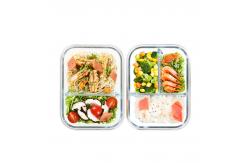 China 680ml Snap Locking Airtight Glass Meal Prep Container supplier