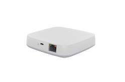 China Remote Control Zigbee Wifi Gateway 90mm×90mm Zigbee Gateway Hub Wired supplier