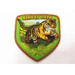Tiger Logo Vintage Embroidered Patches Fashionable Handmade Eco Friendly for sale